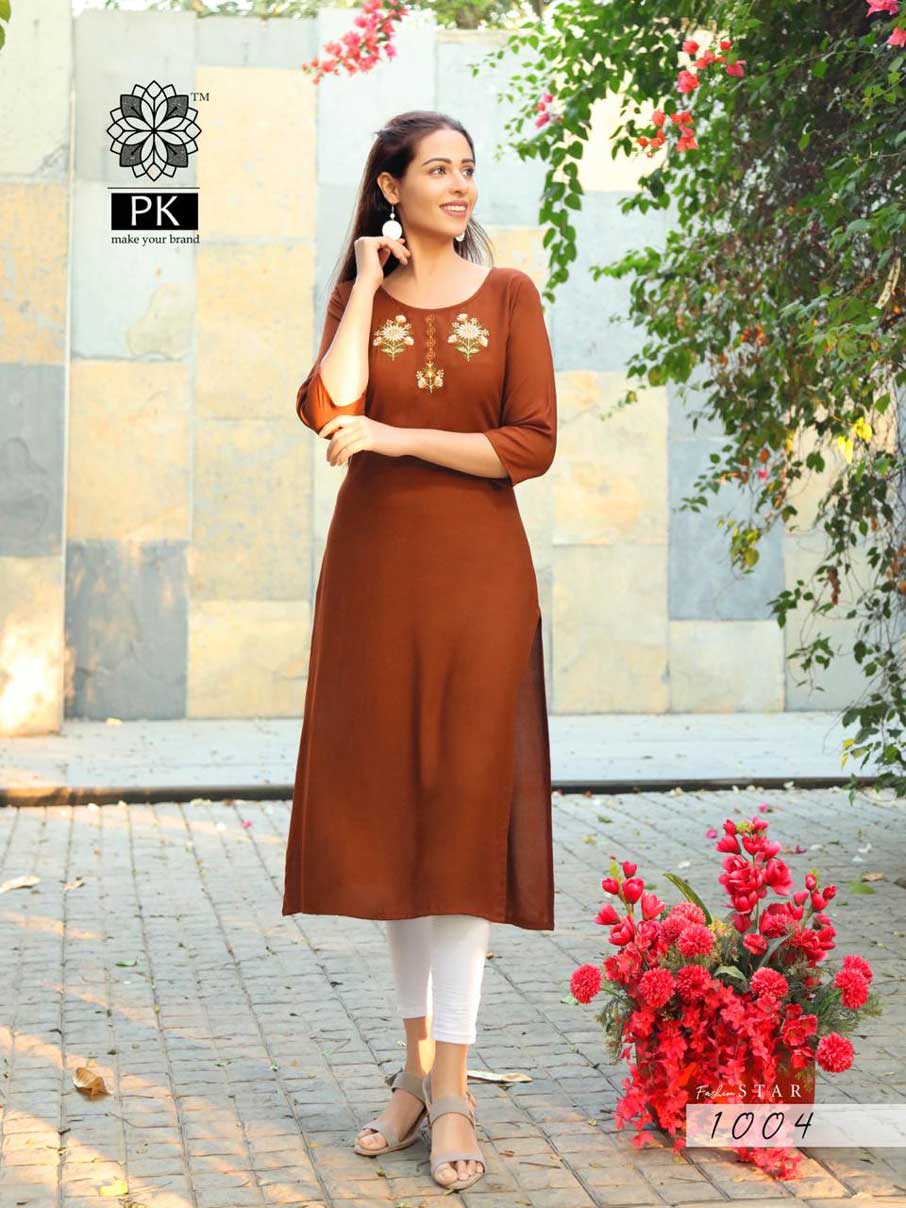 Fashion Star Vol-1 Rayon Designer Kurtis Collection Fashion Star Vol-1 Rayon Designer Kurtis Collection